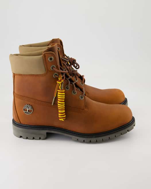 Timberland 6 in Lace Waterproof Schnürstiefel in Braun