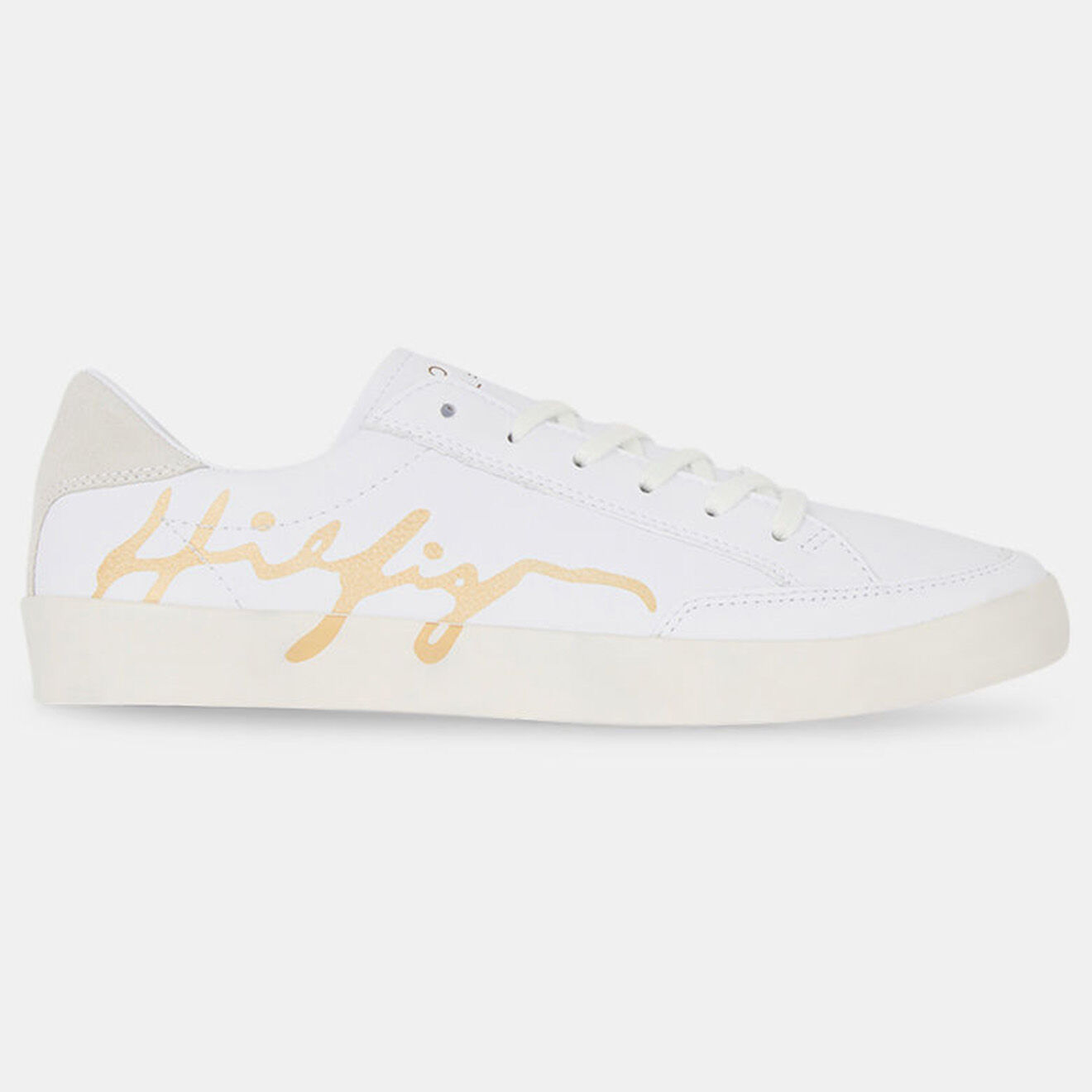 Tommy Hilfiger Baskets en Cuir signature blanches