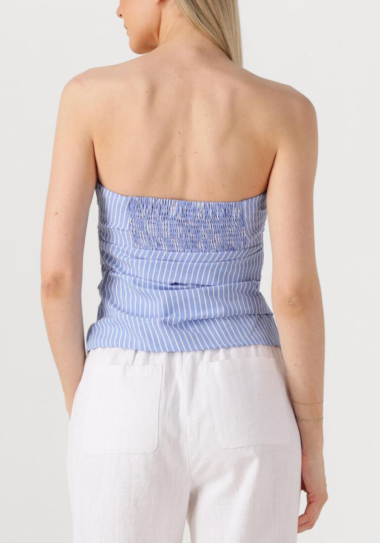 lichtblauwe co'couture top teacc stripe tube top