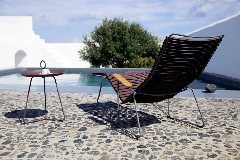 Houe Click Sunrocker ligstoel Olive Green