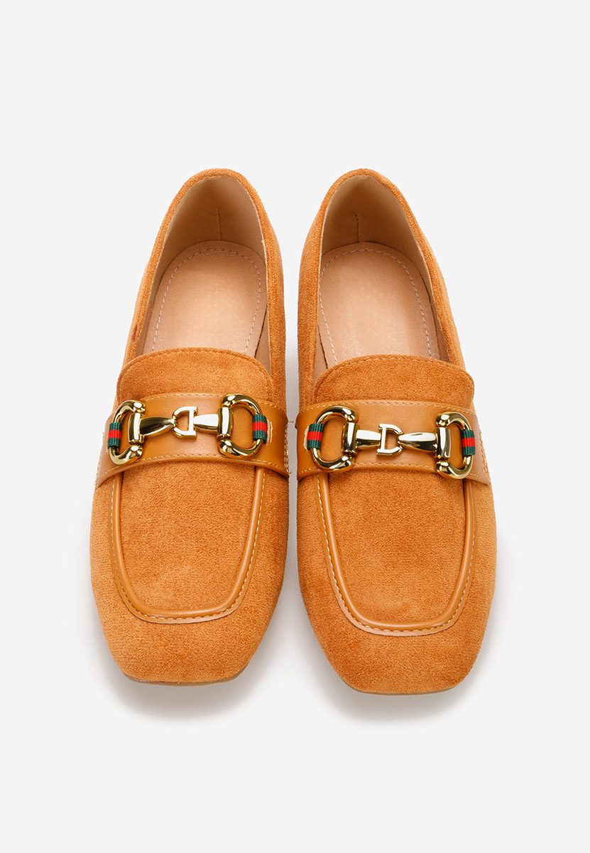 Mocassins à talon chameau Nasha