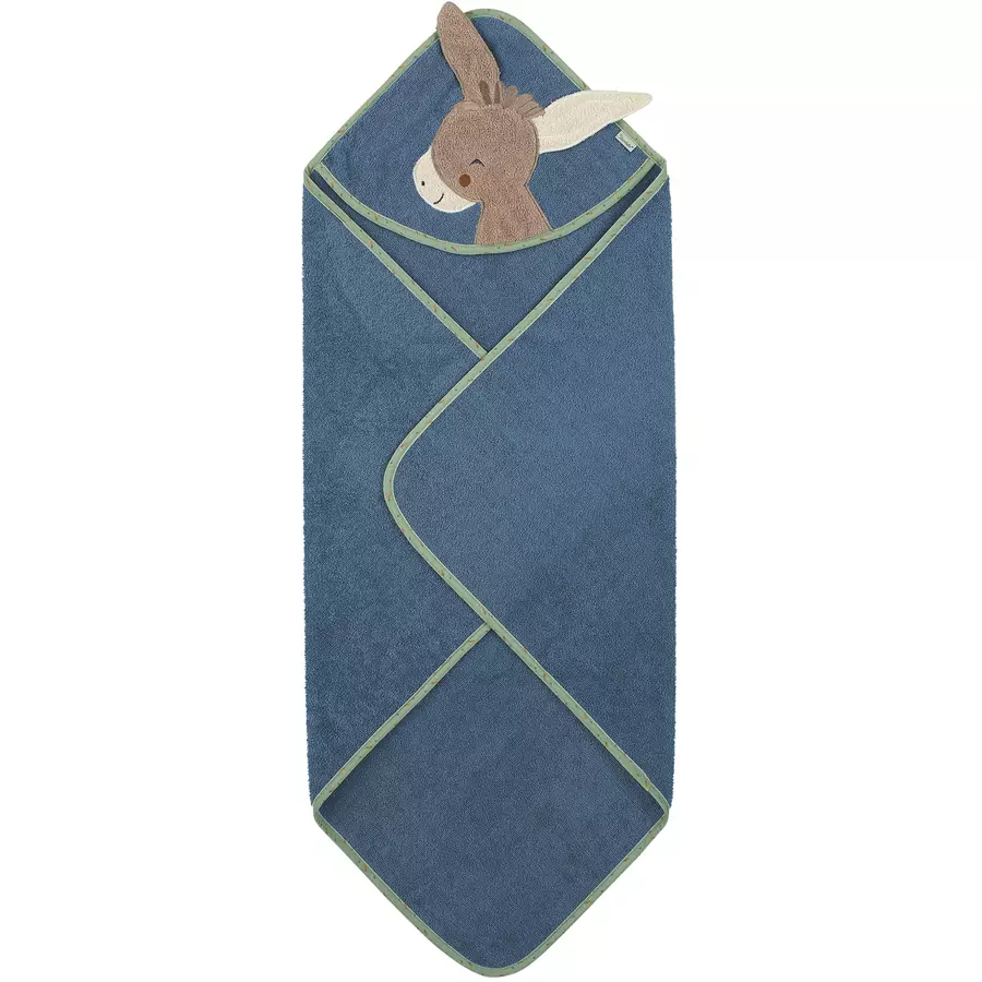 Sterntaler Motiv-Badetuch Emmilius mittelblau
