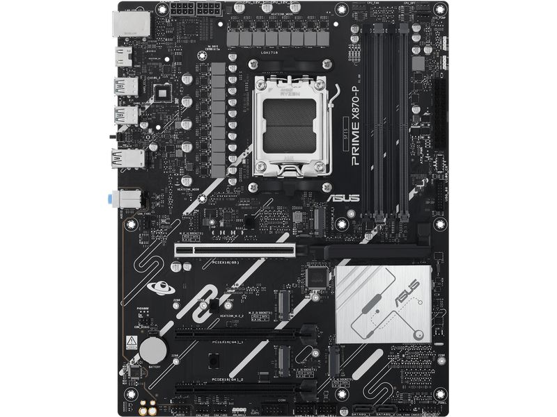ASUS Mainboard Prime X870-P ATX-Mainboard mit X870-Chipsatz und AM5-Socket