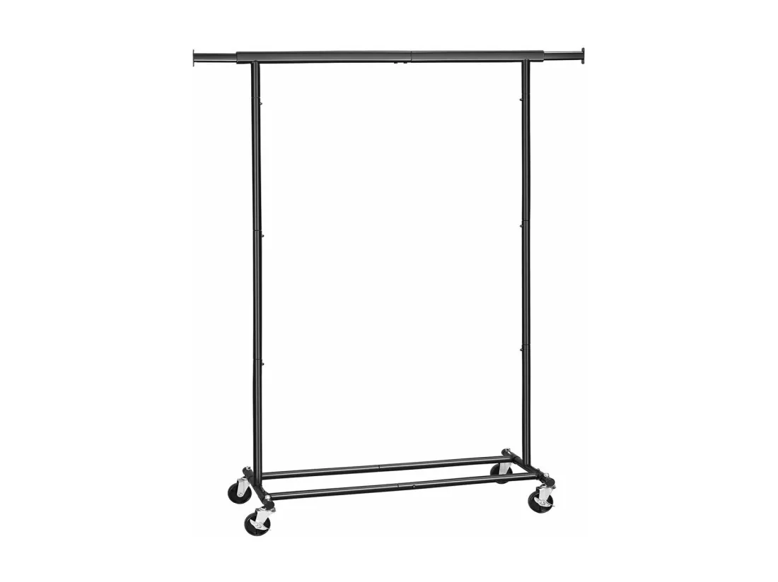 Portant à vêtements avec noire 92 x 45.4 x 160 cm 12_0003660