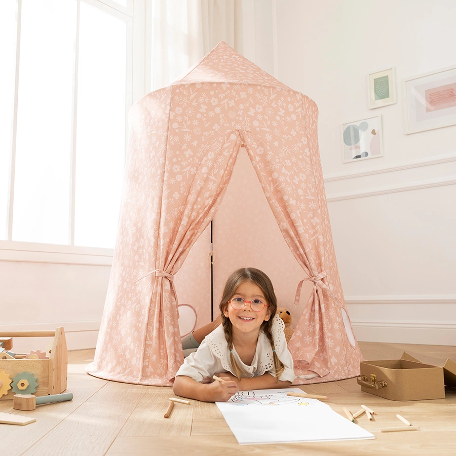 howa® Kinderzelt Spielzelt flowers inkl. Bodenmatte
