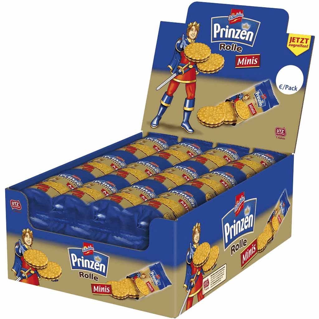 24x Prinzen Rolle Minis 5er Pack á 37,5g=900g MHD:1.7.25