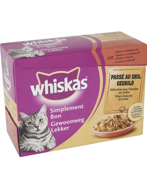 Whiskas Gewoon Lekker 12pack 85 g - Kattenvoer