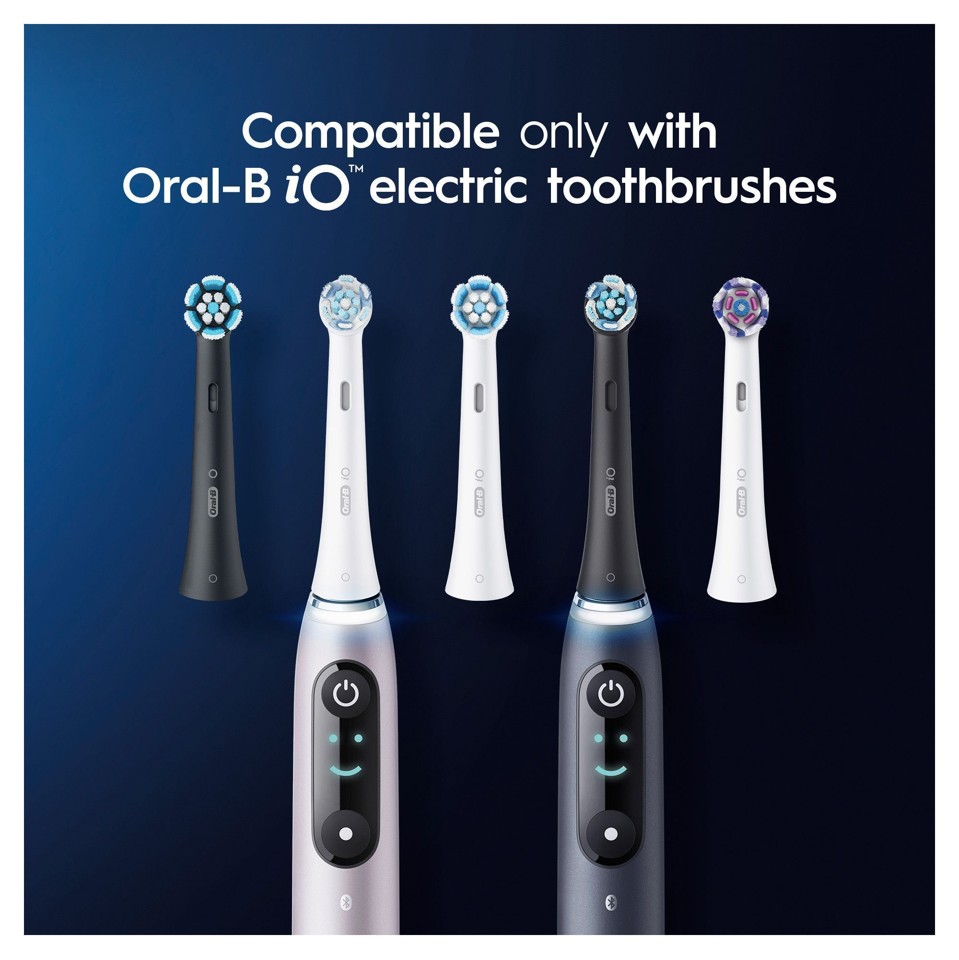 Oral-B - iO Ultimate Clean Sorte Udskiftningshoveder 6 Stk