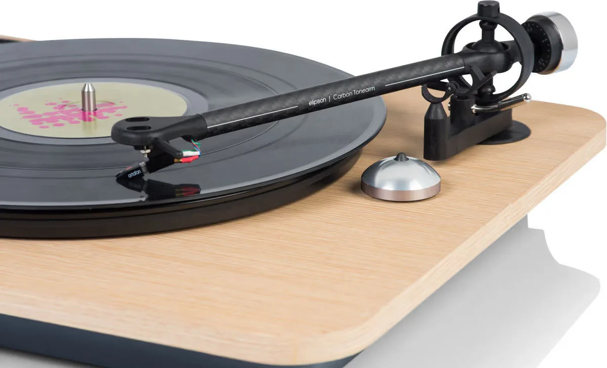 Elipson Chroma 400 Chêne clair   Eltax Monitor III BT Phono Noir Chaînes vinyle