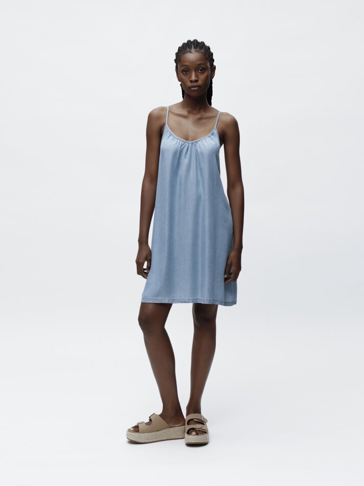 Vestido jeans leve - Índigo