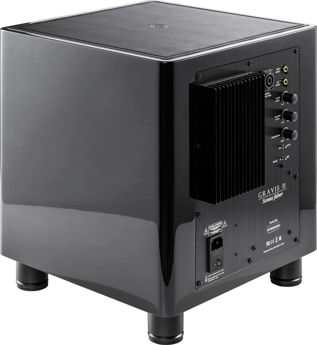 Sonus Faber Gravis II Noir Caissons de basses
