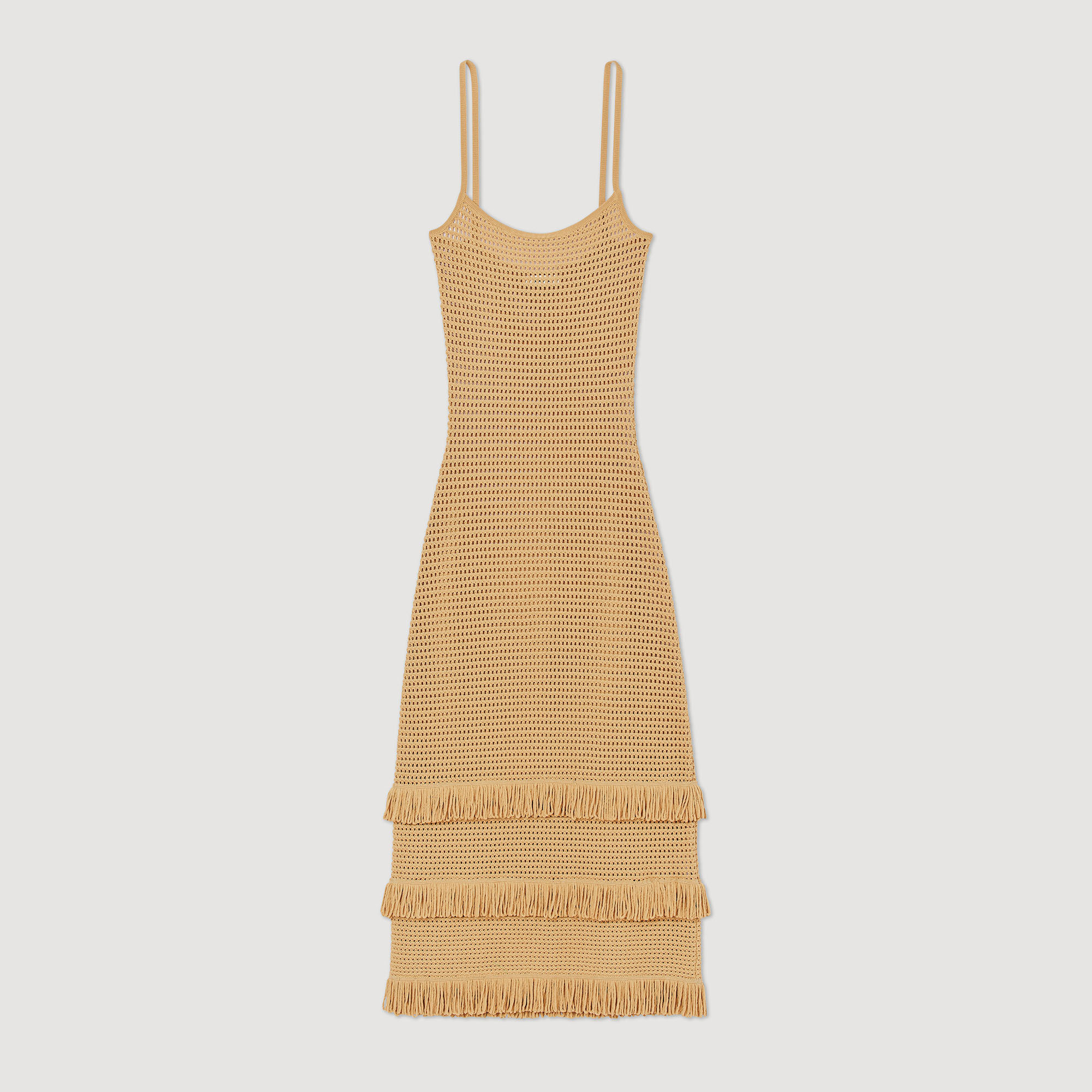 Robe midi en maille