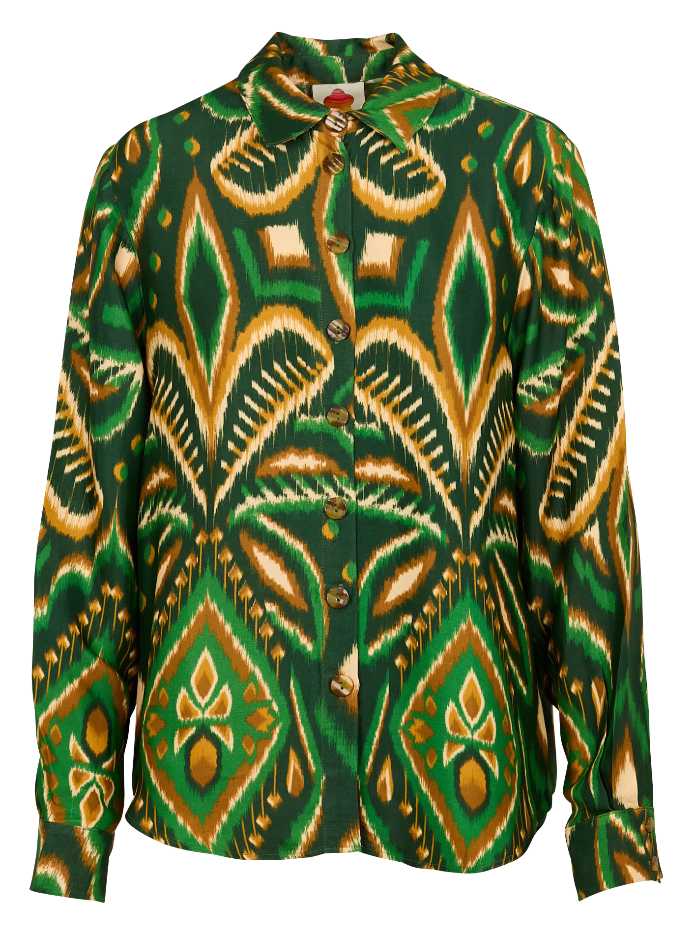 Chemise imprimée | Vert