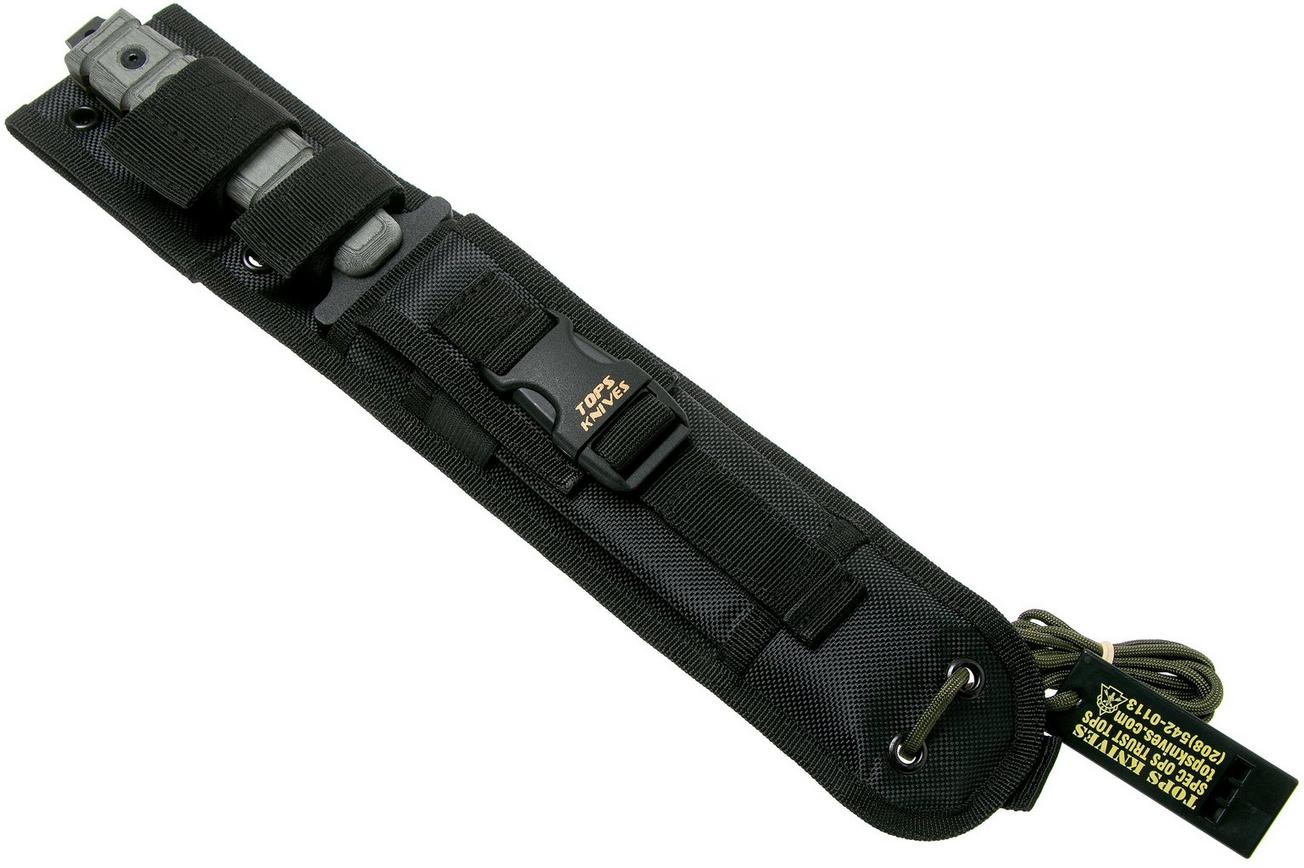 TOPS Knives US Combat Knife outdoormes, Serrated, US-01-SERR, Szabo-design