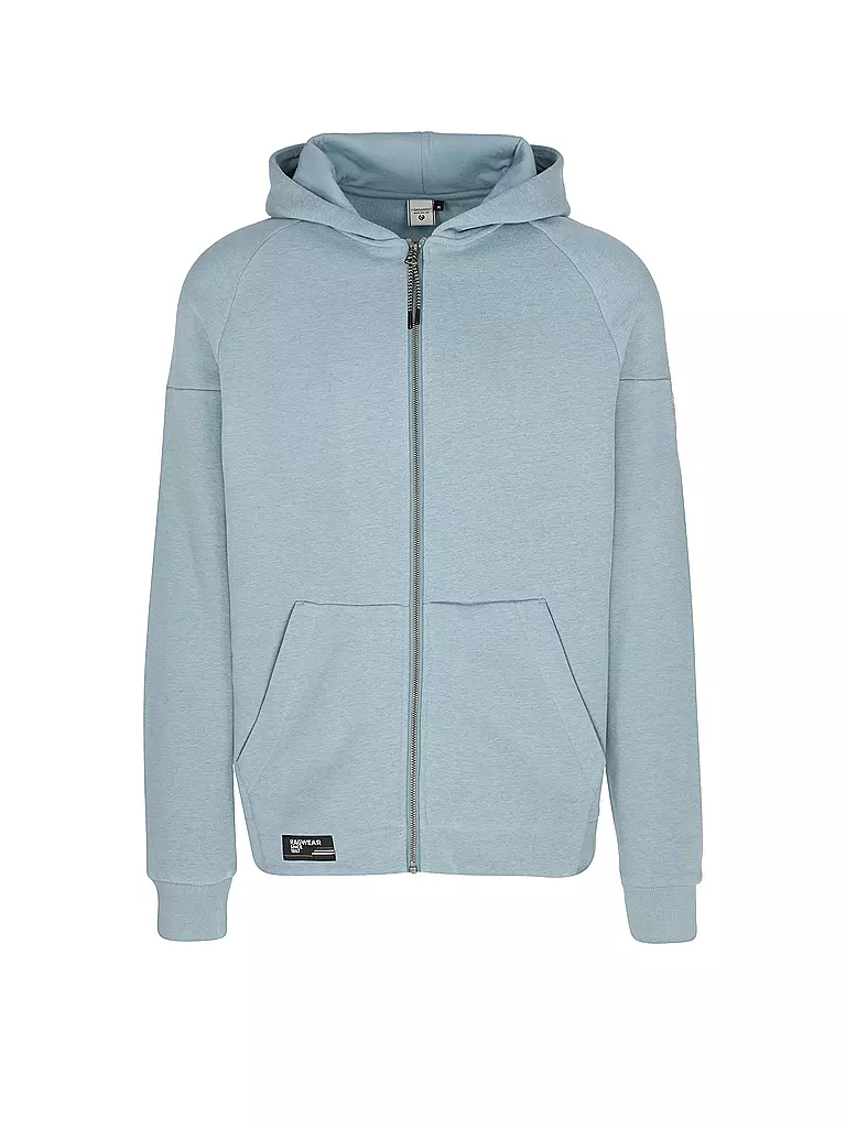 RAGWEAR Sweatjacke ZENWAY hellblau