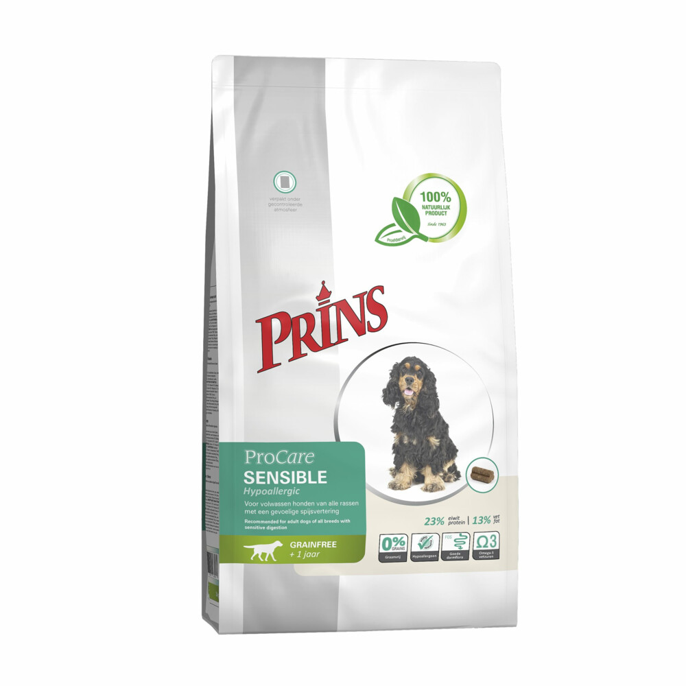 Prins ProCare Graanvrij Sensible Hypoallergic Hondenvoer 3 kg