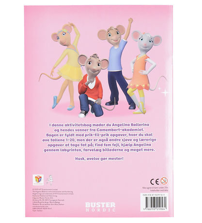 Forlaget Buster Nordic Aktivitetsbog m. Klisterm?rker - Angelina