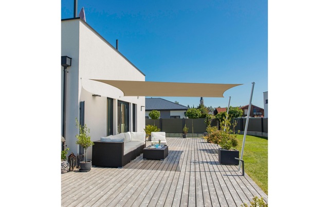 Windhager Sonnensegel »Rechteck 3x4m, taupe«