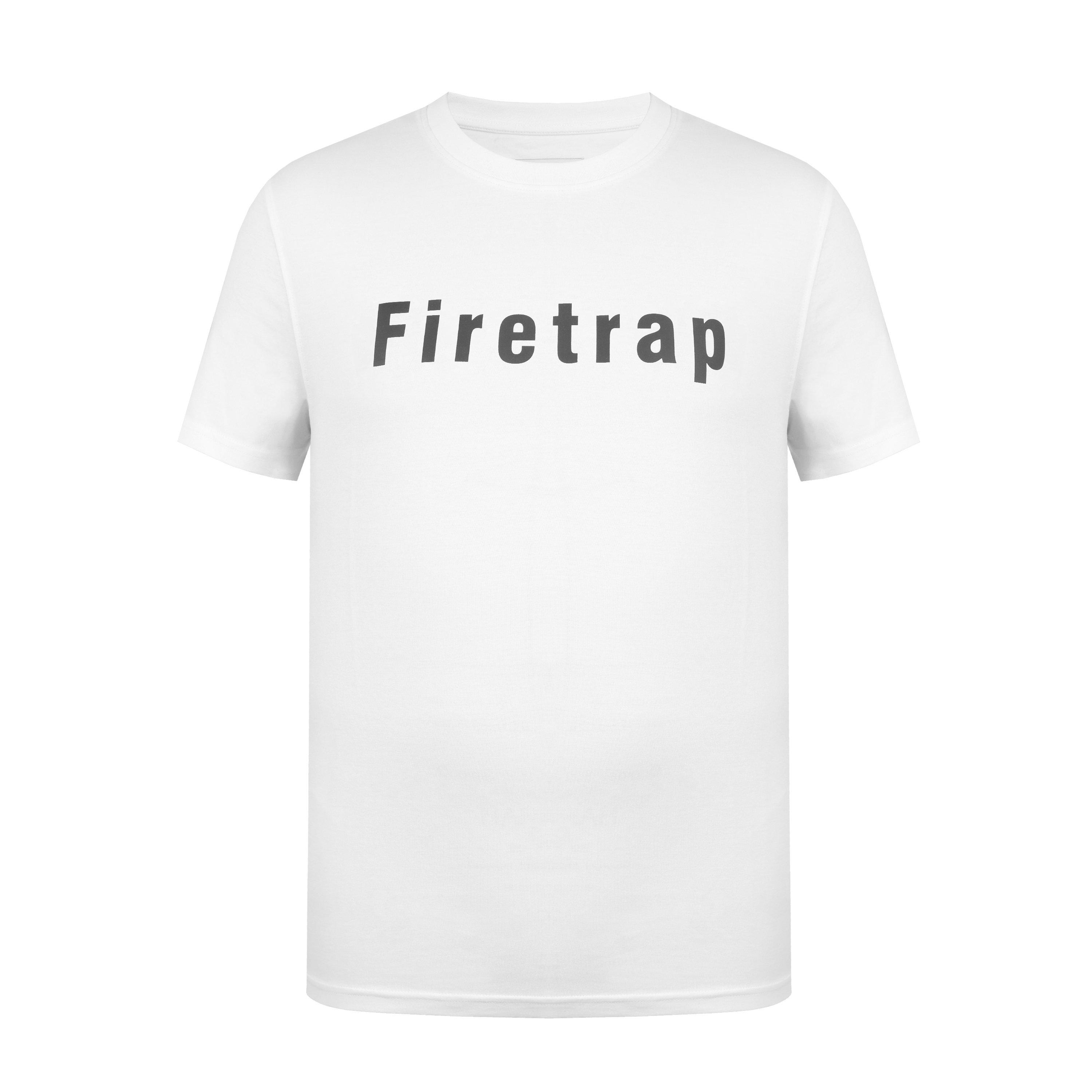 Firetrap Large Logo T Shirt Mens