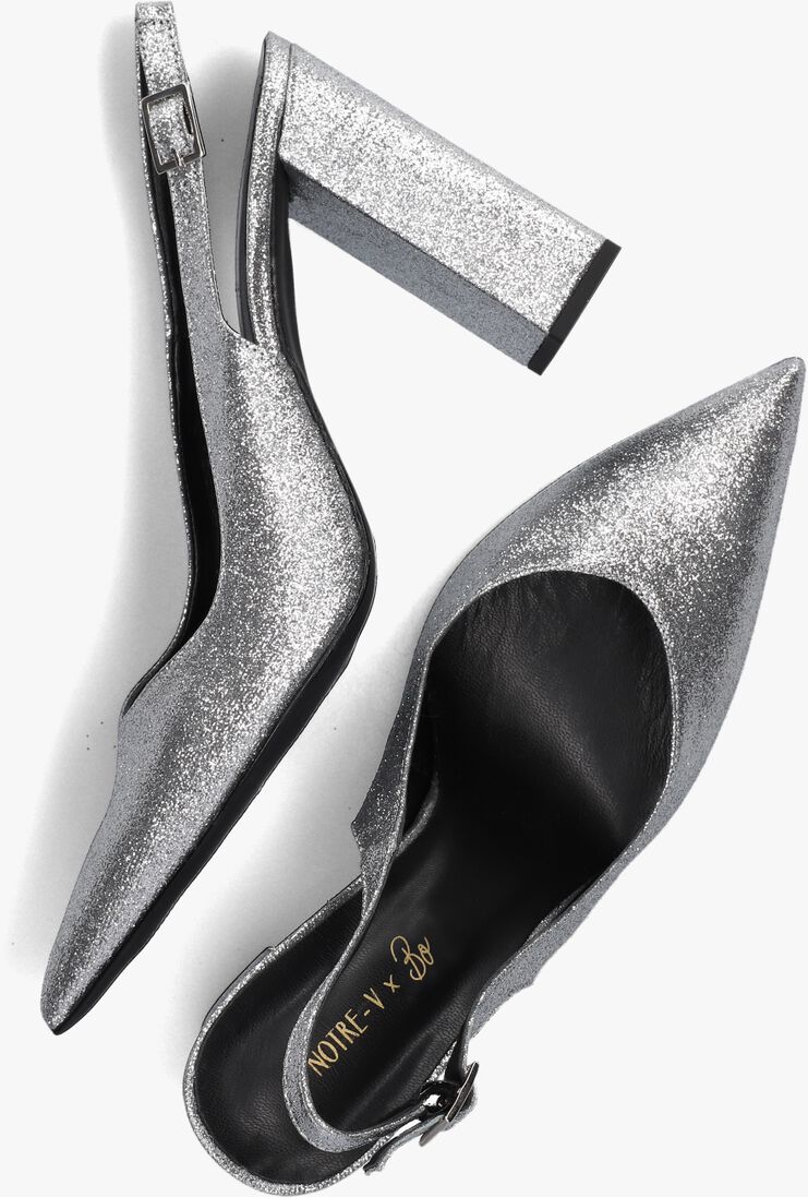 NOTRE-V zilveren notre-v pumps x bo