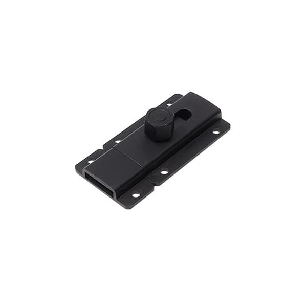 INF Dørbolt i aluminiumslegering - Korrosjonsbestandighet Sort  120mm
