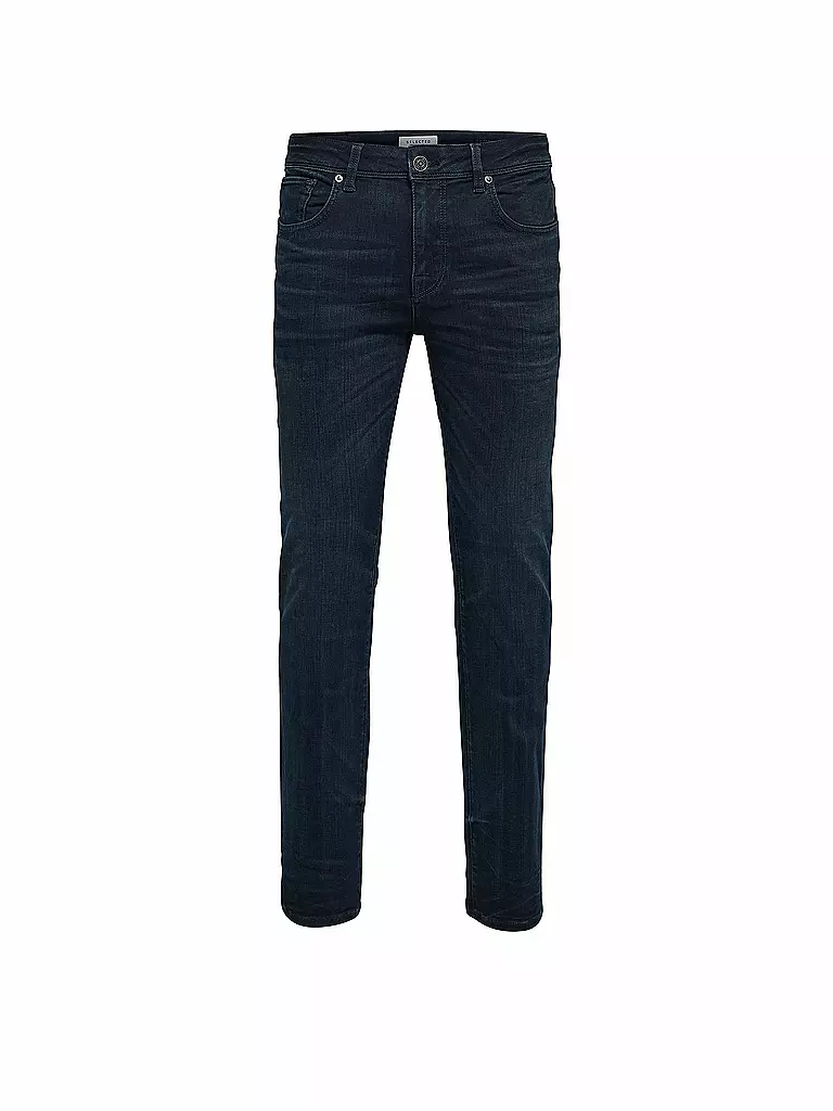 SELECTED Jeans Slim Fit SLHLEON schwarz