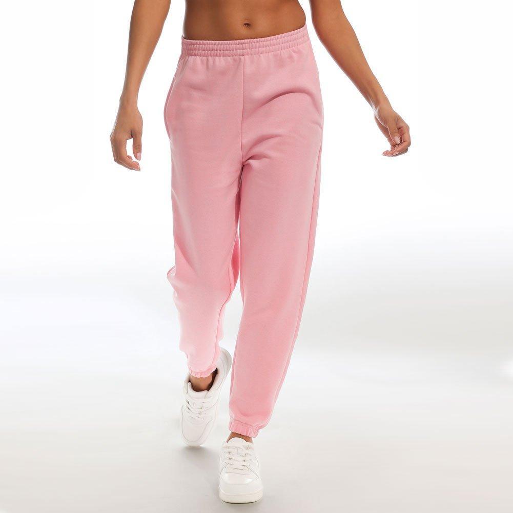 Light and Shade LightandShade High Waist Cuffed Joggers Ladies
