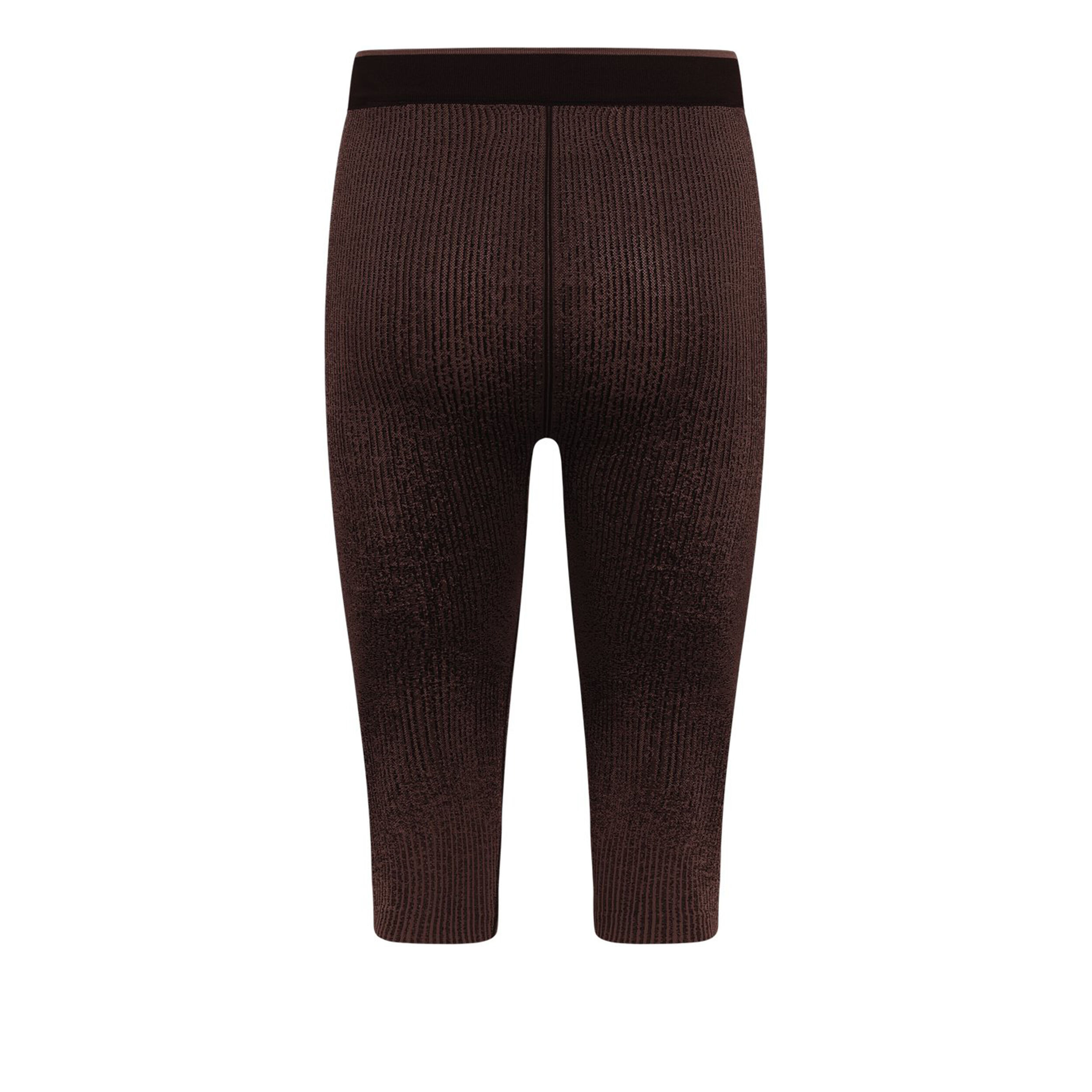 Odlo Performance Warm Blackcomb 3/4 Collant De Course Hommes - Marron