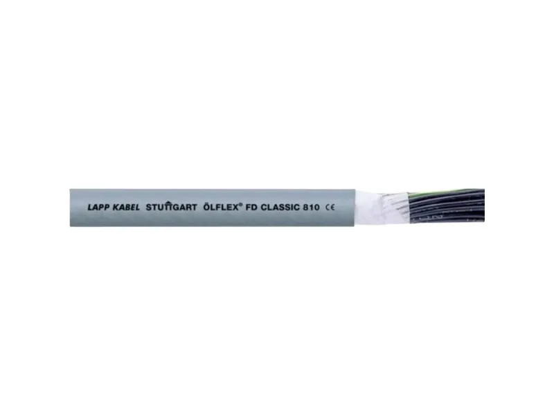 LAPP 26153/100 Slæbekædekabel ÖLFLEX® FD CLASSIC 810 7 G 1.5 mm² Grå 100 m