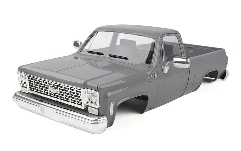 Karosserie Chevrolet K10 Scottsdale unlackiert, 1:10<br>Chevrolet K10 Squarebody Karosserie aus ABS Kunststoff