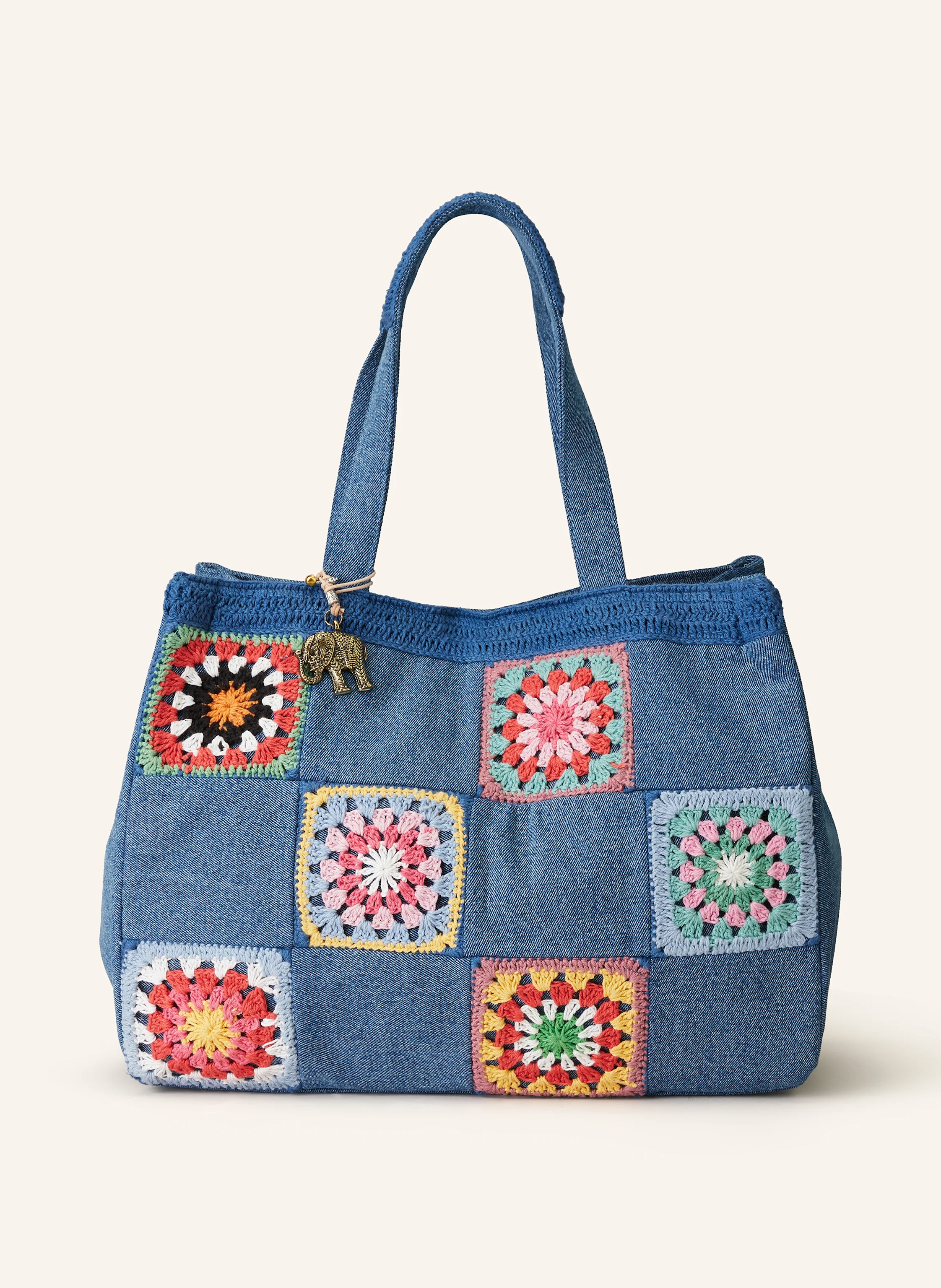 ANOKHI Shopper in Jeansoptik