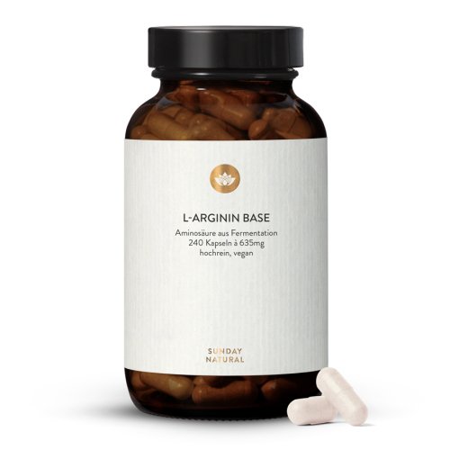 Sunday Natural Products  L-Arginin Base Kapseln