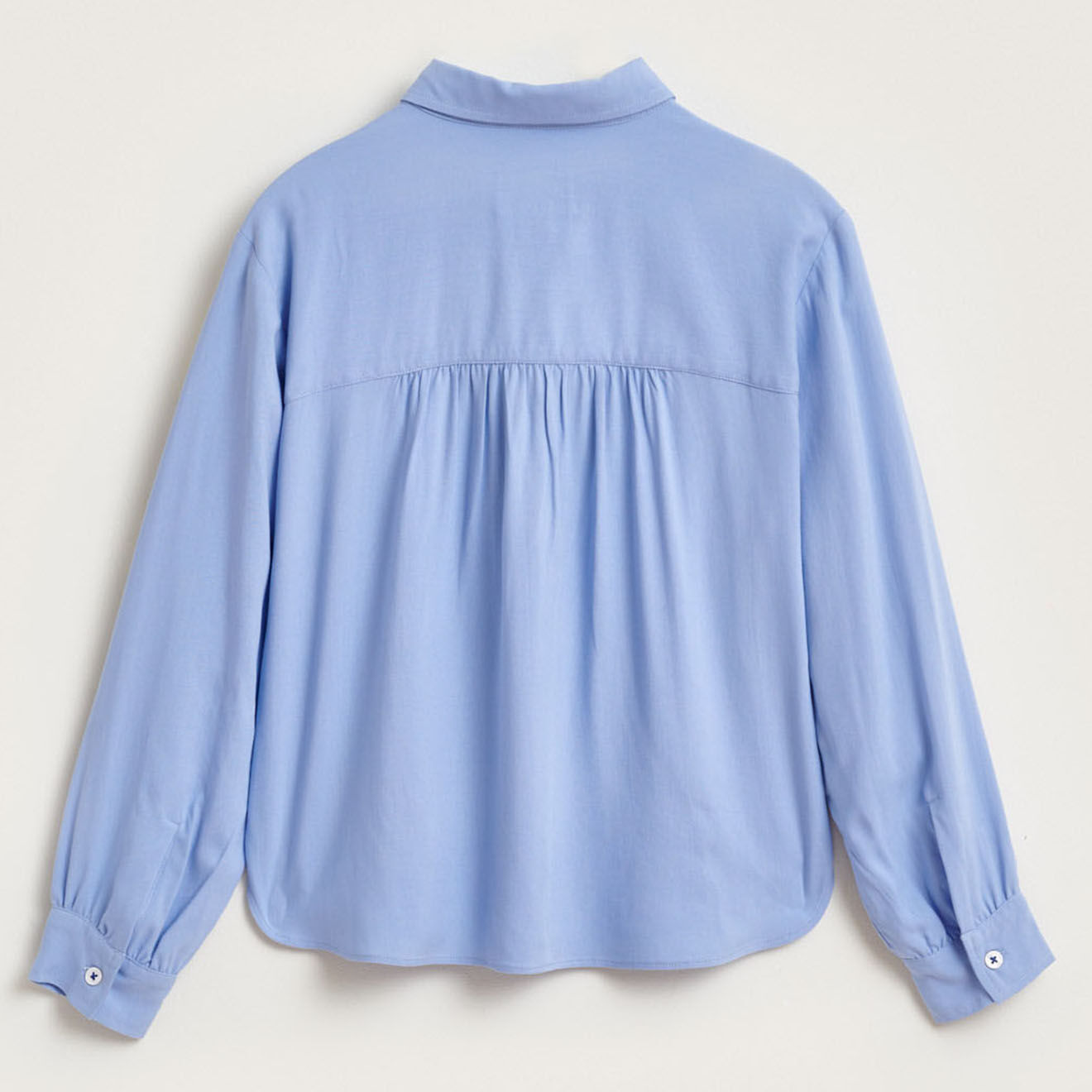 Bellerose Chemise Andie ample et fluide bleu ciel