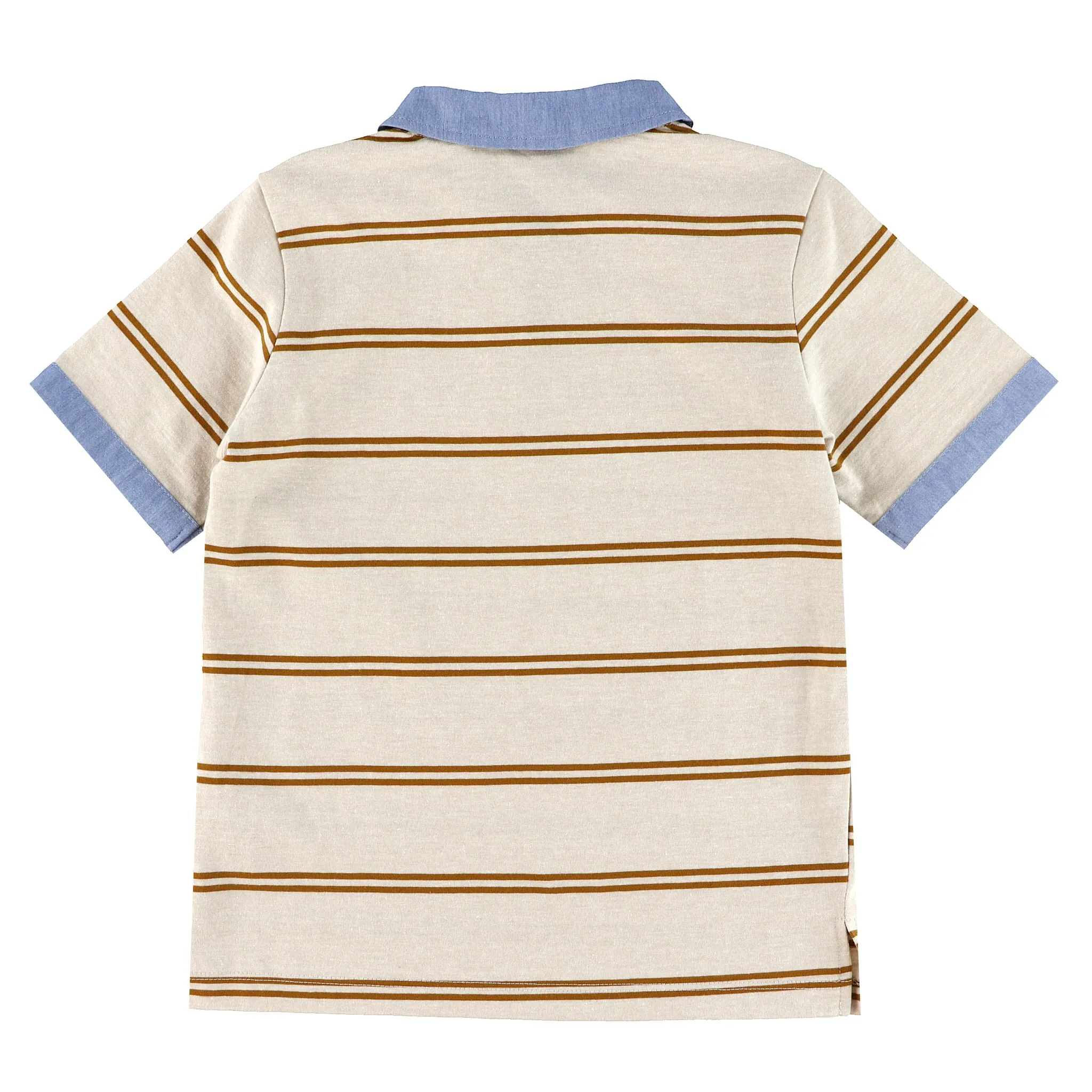 Chat Botté Polo Rayé Tiki Vibe 2-8ans