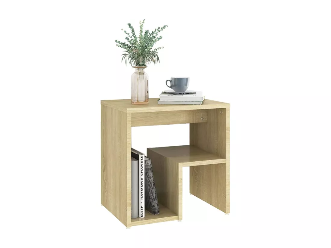 Table de chevet Chêne sonoma 40x30x40 cm Aggloméré