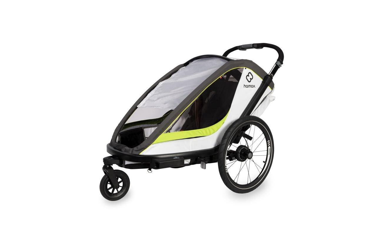 Veloanhänger Breez<br>Geräumiger Fahrradanhänger für zwei Kinder mit Falttechnik