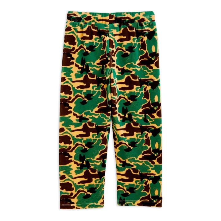 Mini Rodini Pantalon Velours Bio Camo | Vert