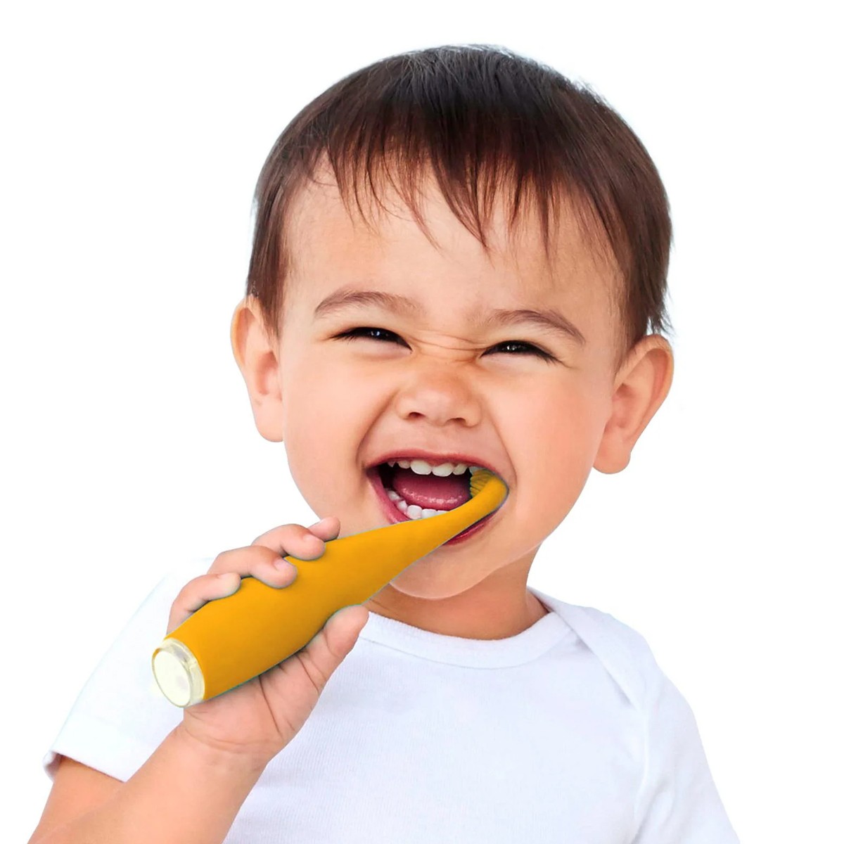 ISSA™ Baby - Brosse à dents sonique - Enfants de 0 à 4 ans - Jaune