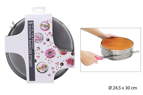 CERCLE A GENOISE EXTENSIBLE 22 A 30CM