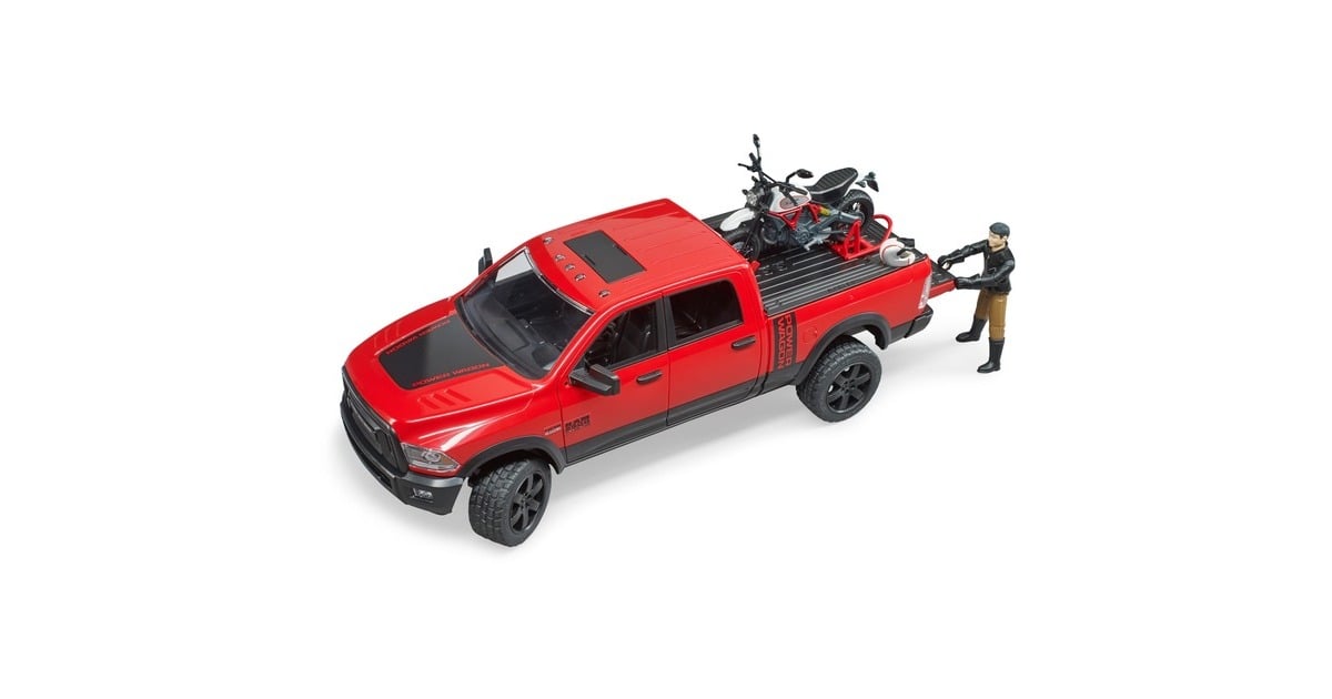 bruderDodge RAM Power wagen met accessoires Modelvoertuig  (02502)