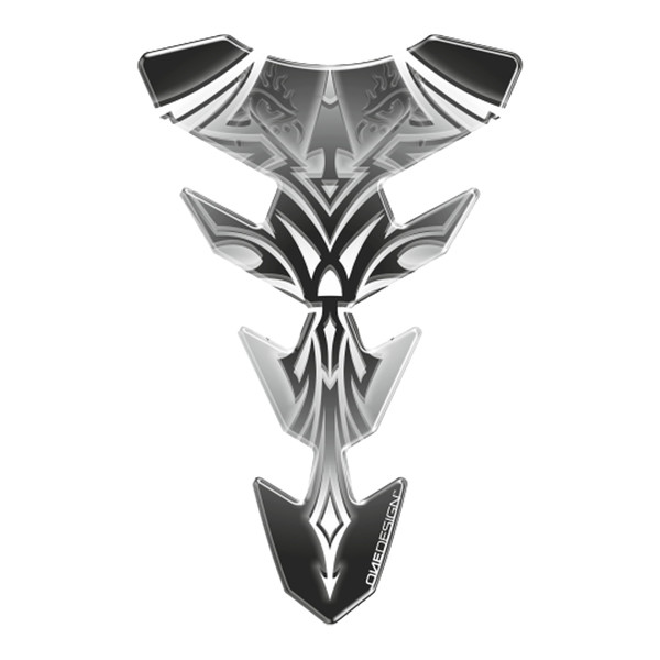 Print - Protège réservoir CG Tribal Noir / Blanc