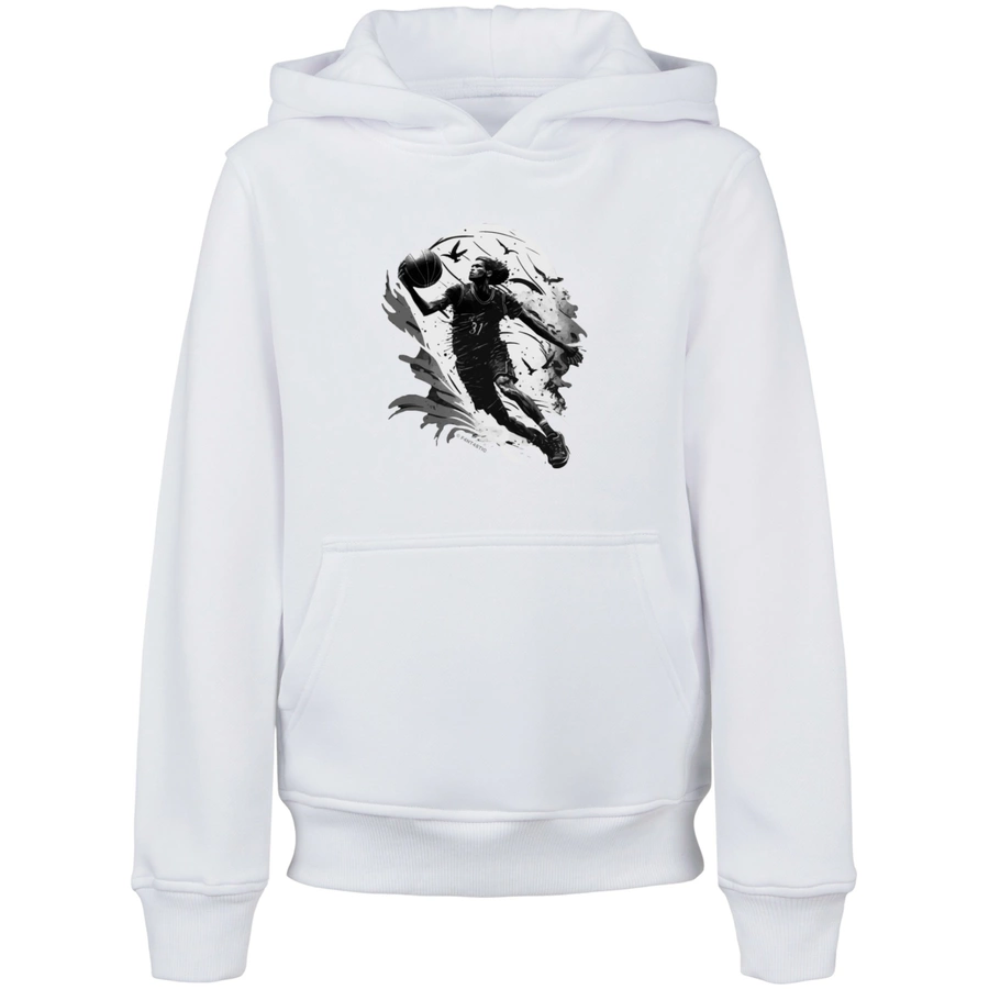 F4NT4STIC Hoodie Basketball Spieler weiß