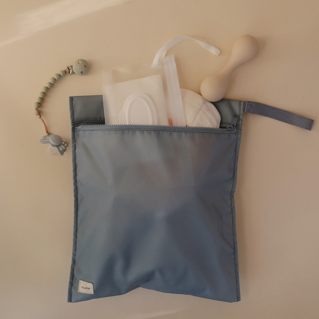 Mushie waterproof opbergzak - tradewinds - 2st