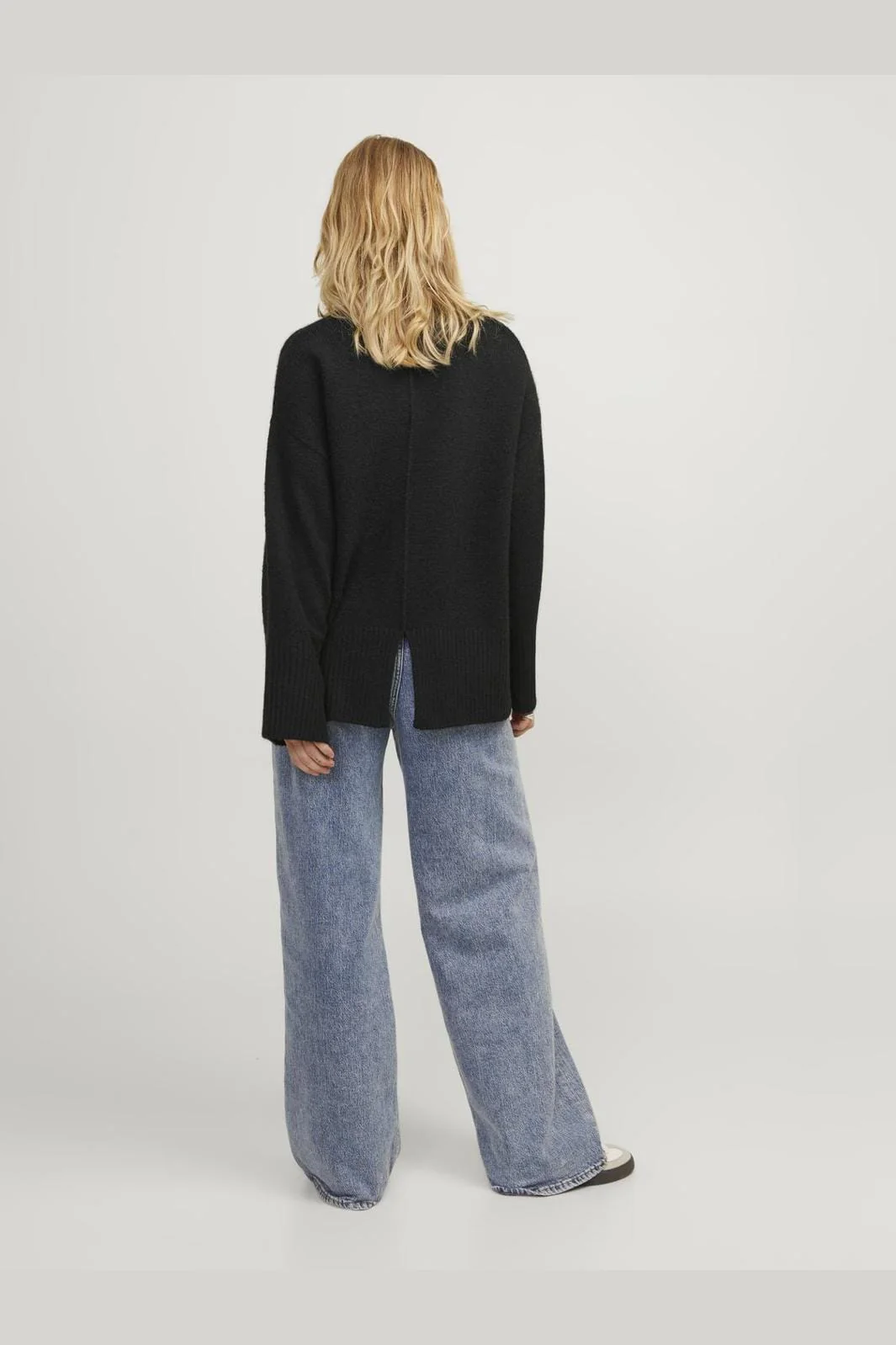 Jjxx Jxollie Diverse Crew Neck Knit Sn 4335971 black moonbeam neck piping