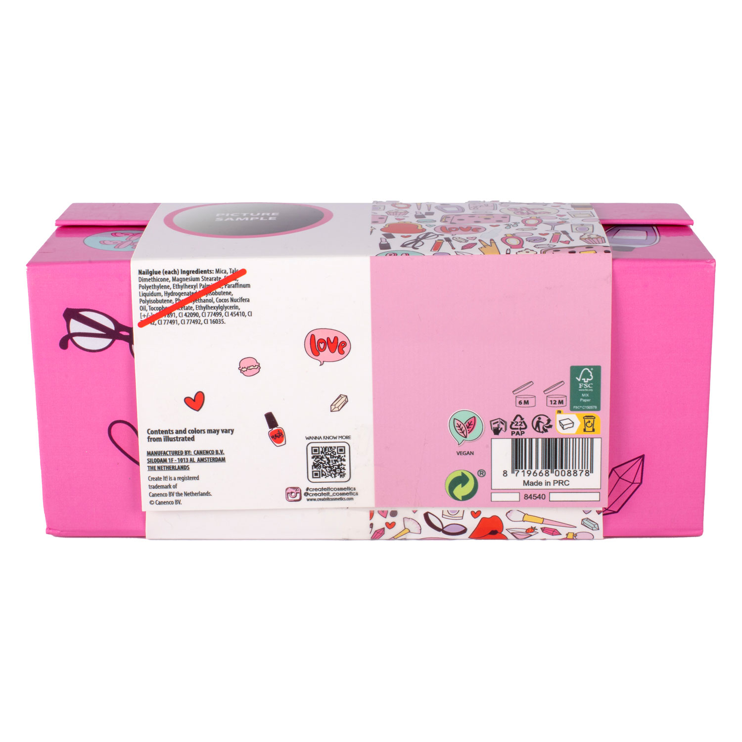 Create it! Beauty Beautycase 3 Laags