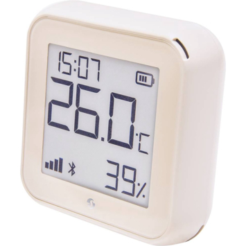 Shelly H&T Gen3 Ivory draadloze temperatuur- & luchtvochtigheidssensor WiFi Bluetooth