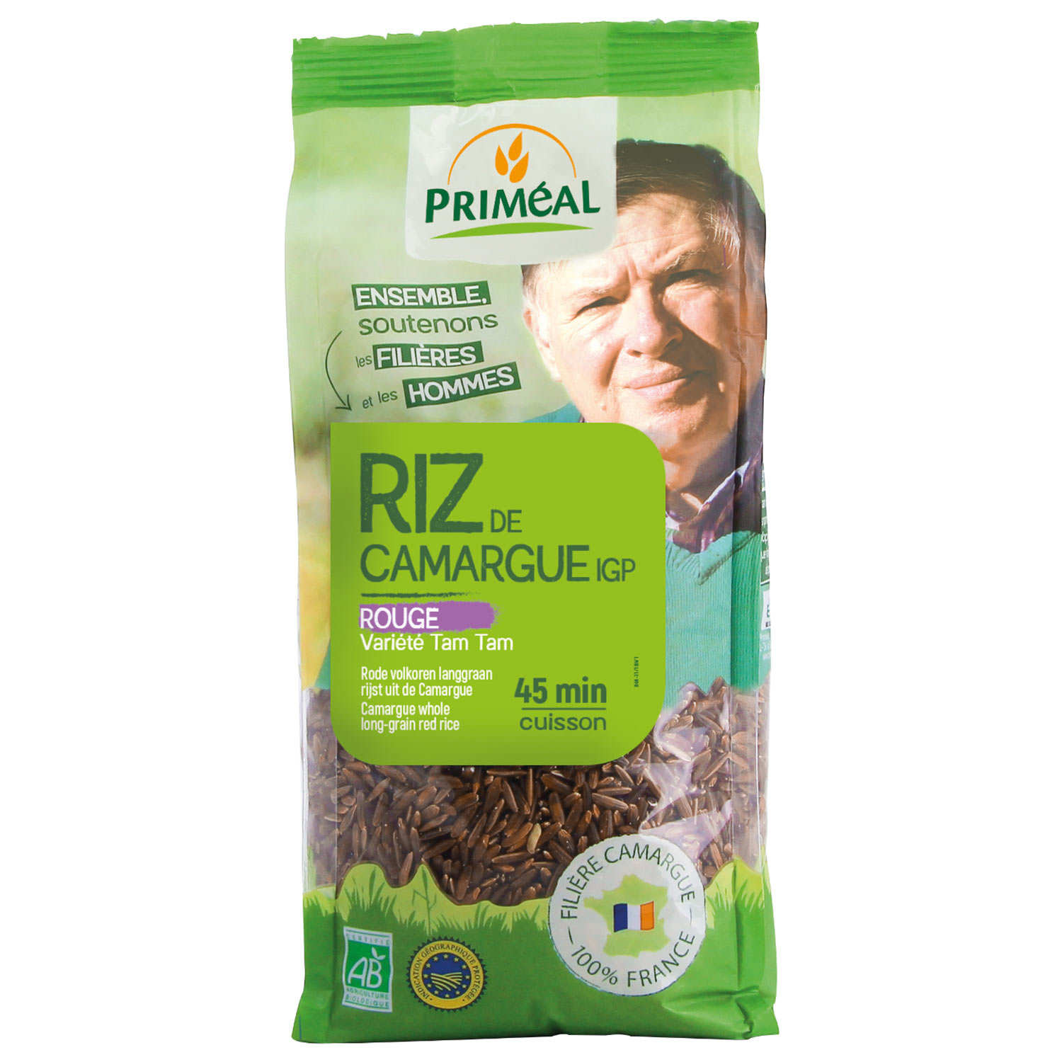 Riz rouge long complet de Camargue bio