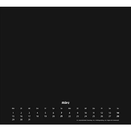 Heye Bastelkalender 2021 times&more schwarz