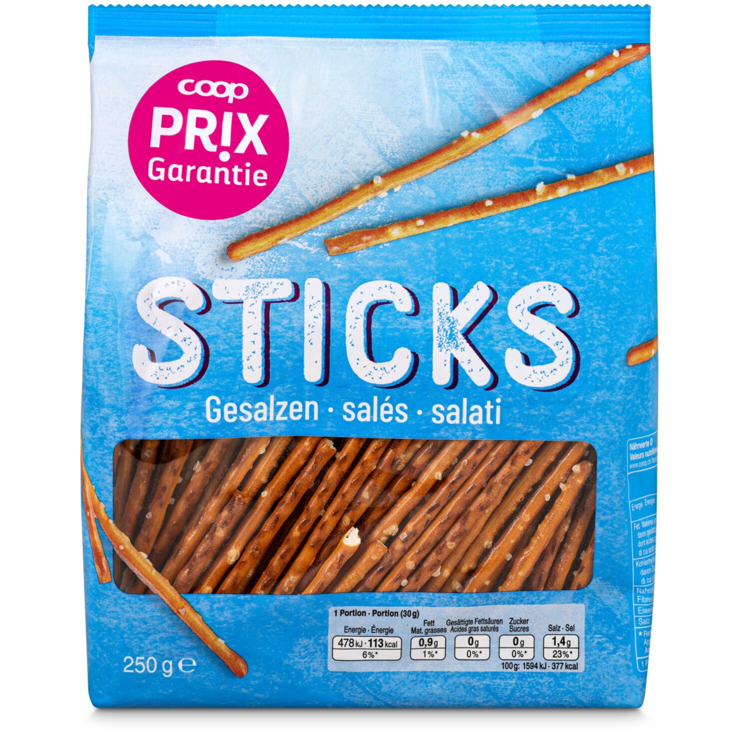 Prix Garantie Sticks gesalzen