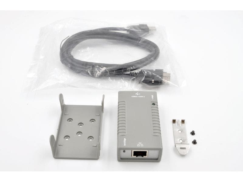 Exsys Netzwerk-Adapter EX-1321-4K USB 3.0 USB-3.0-zu-LAN-Adapter